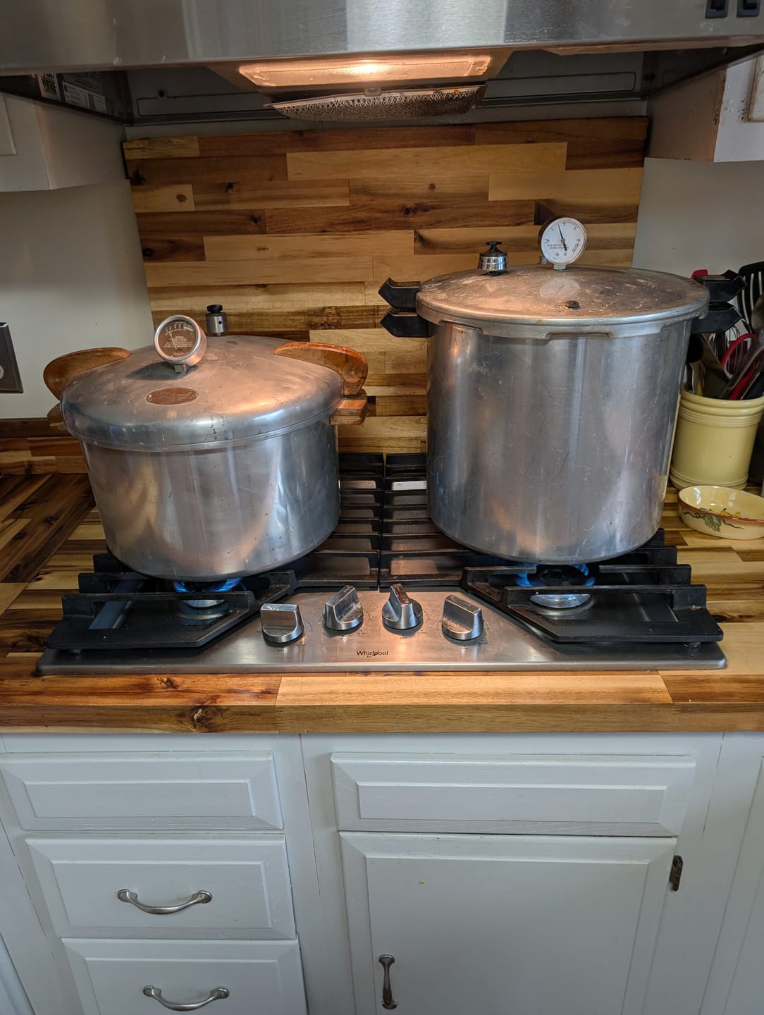 Customer photo review of Bulk Wide Mouth Canning Lids – 156 Pack