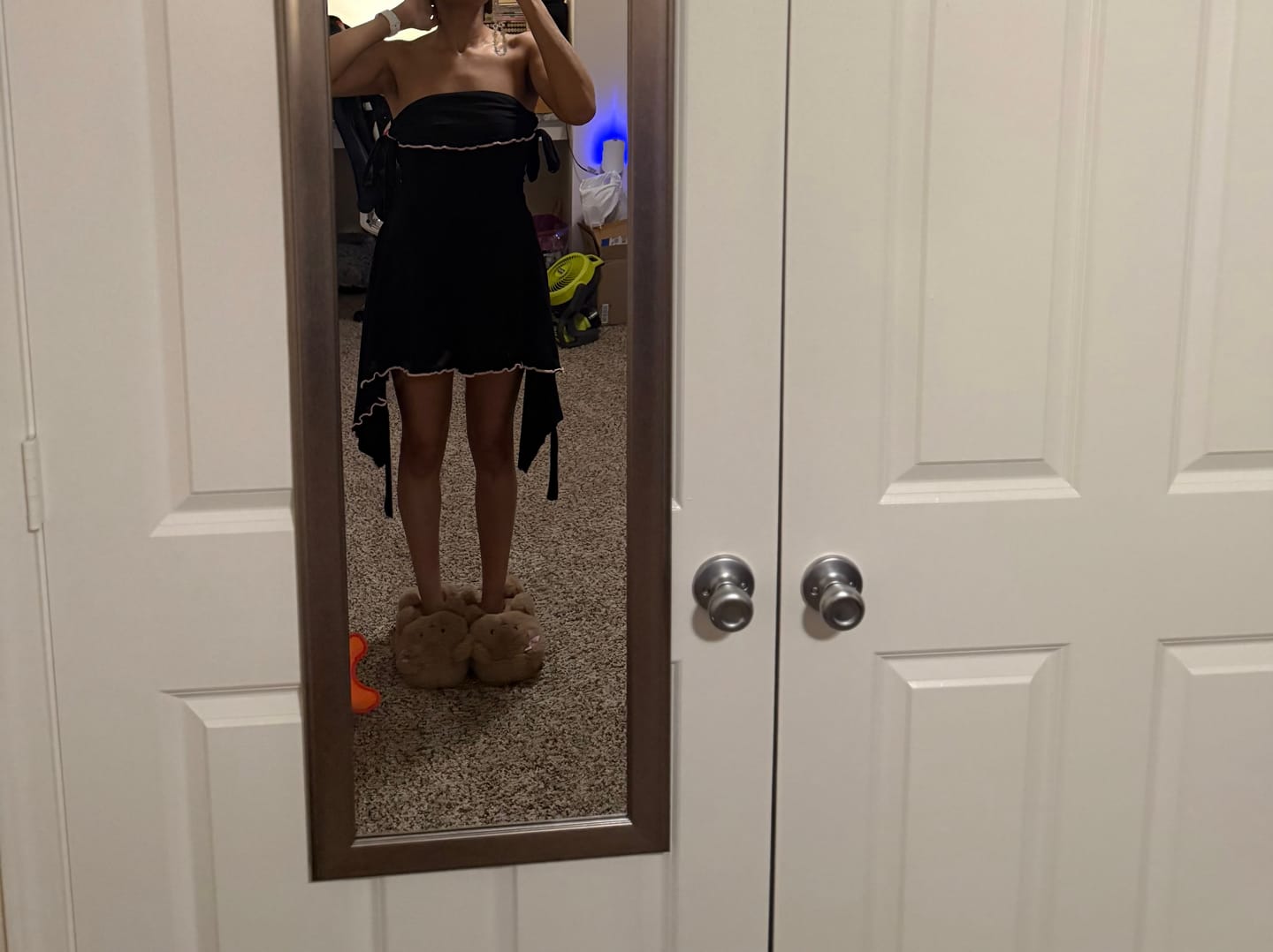 Customer photo review of The "She Shell" Sweater/Dress/Skirt