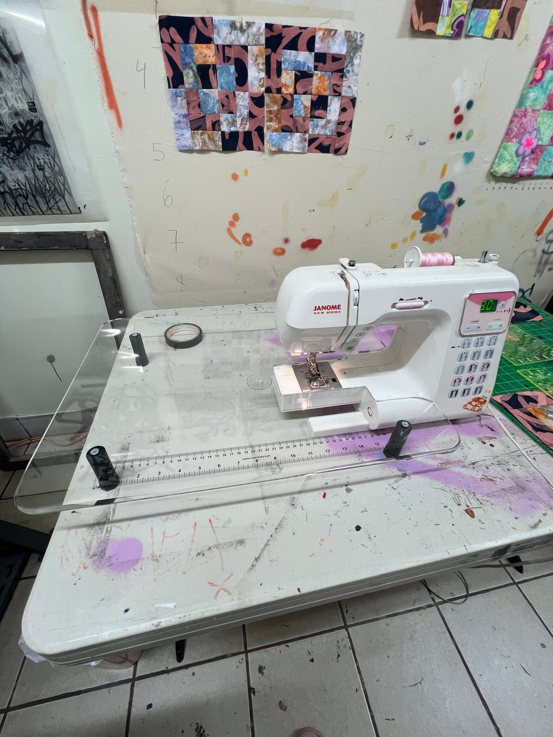 Customer photo review of Sew Steady Sewing Machine Extension Table