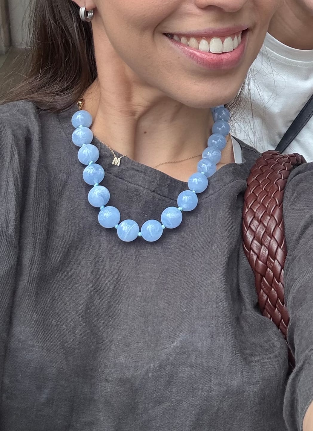 Customer photo review of Collar Chunky Bolitas