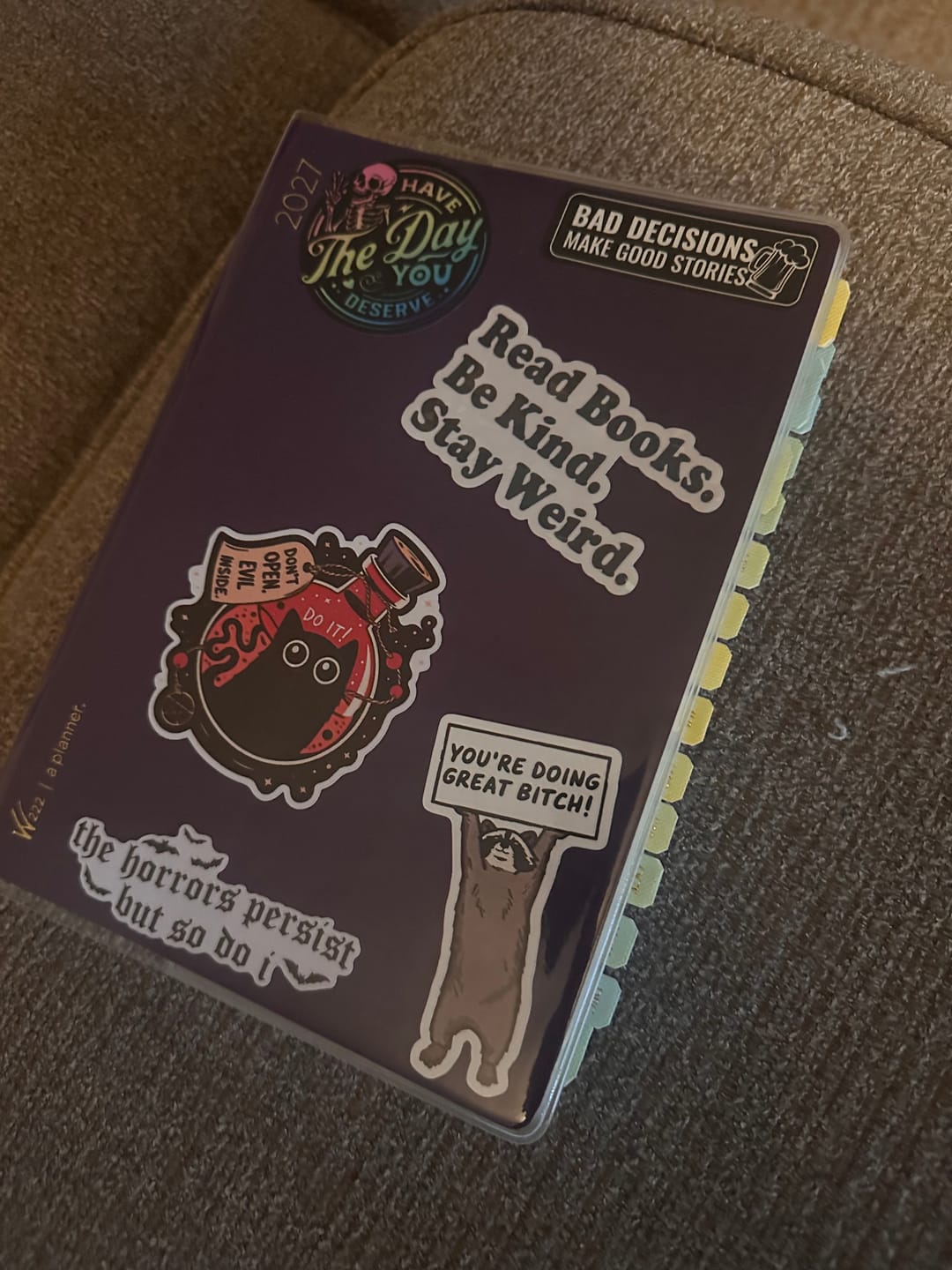Customer photo review of PRE-ORDER | 2027 A5 Weekly Planner | All-in-One | Unstacked Weekends