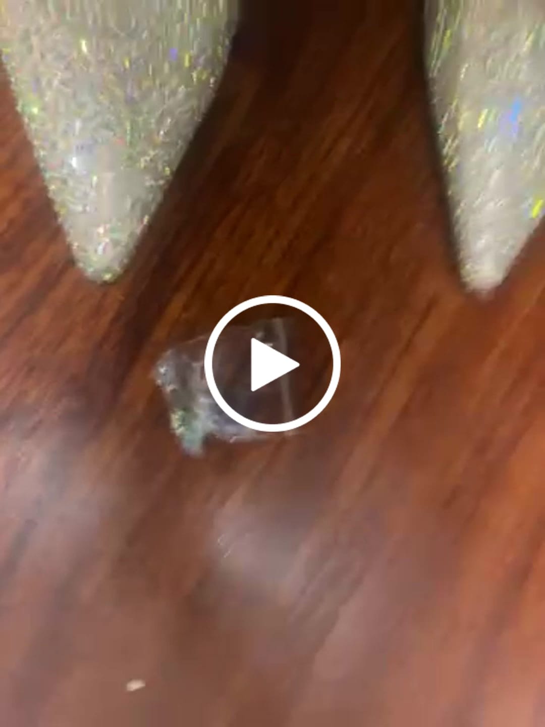 Customer video review of CORBEL-GOLD EMBELLISHED STILETTO PUMP