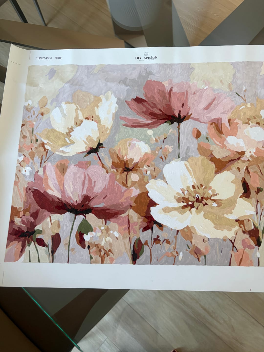 Customer photo review of Fields of Grace | Paint by Number