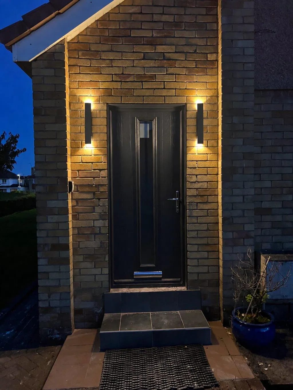 Customer photo review of Outdoor Up and Down Wall Sconce