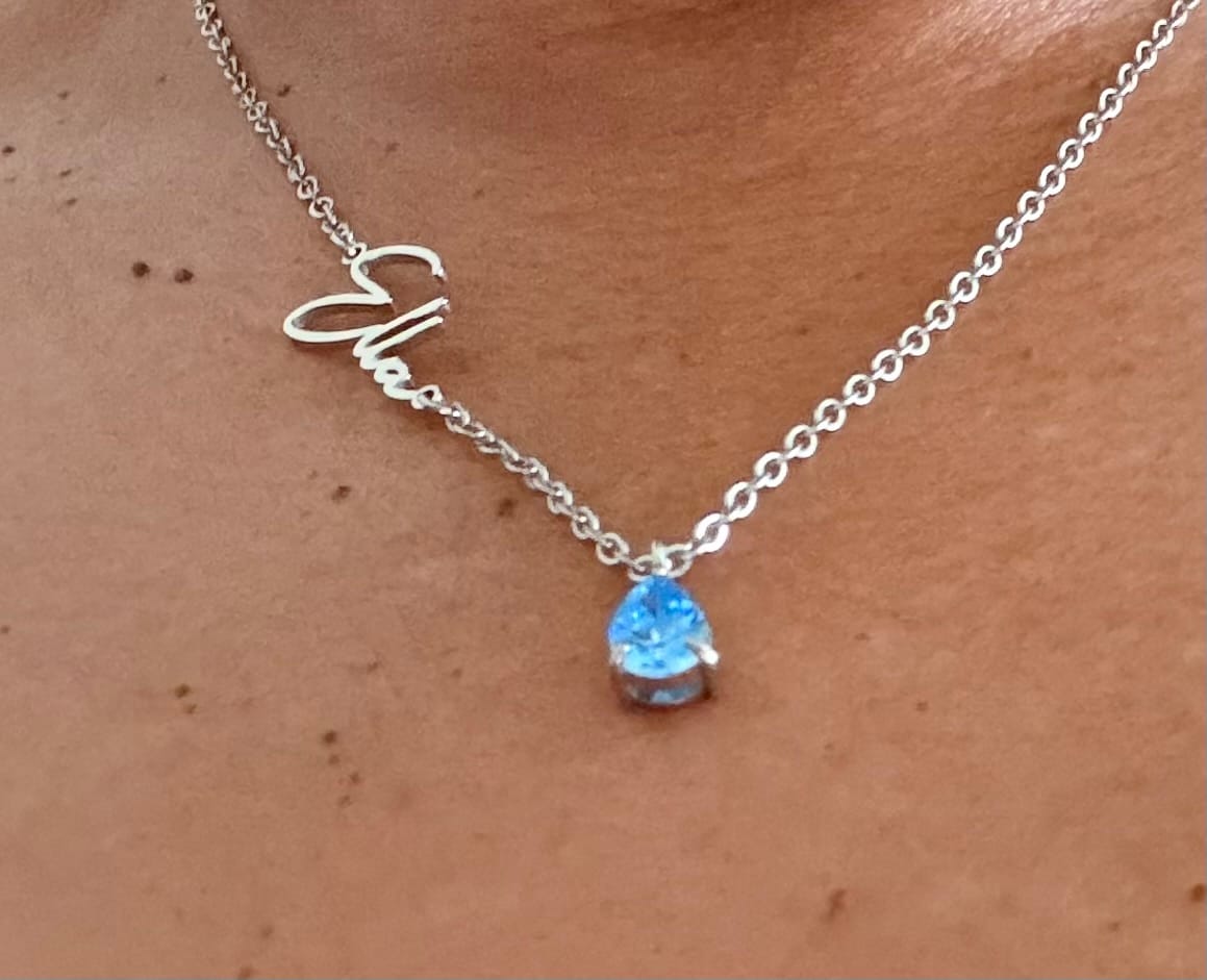 Customer photo review of Lucce Signature Necklace