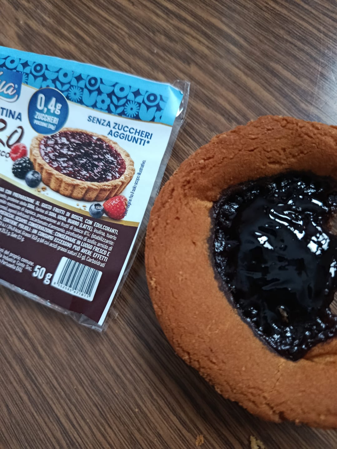 Customer photo review of Crostatina Keto ai Frutti di Bosco