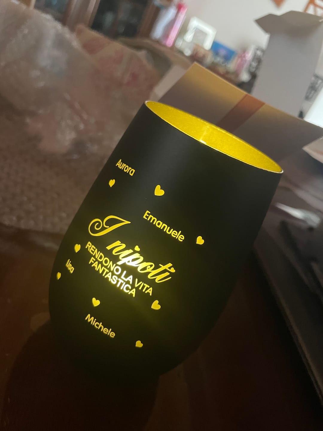 Customer photo review of Confezione Regalo - Tazza