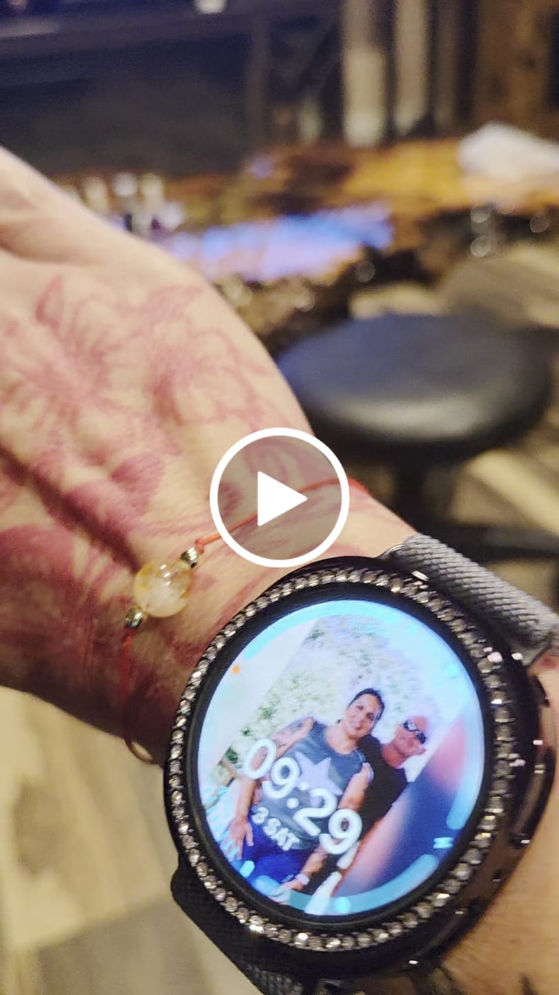 Customer video review of Citrine Red Thread Bracelet With Real Gold