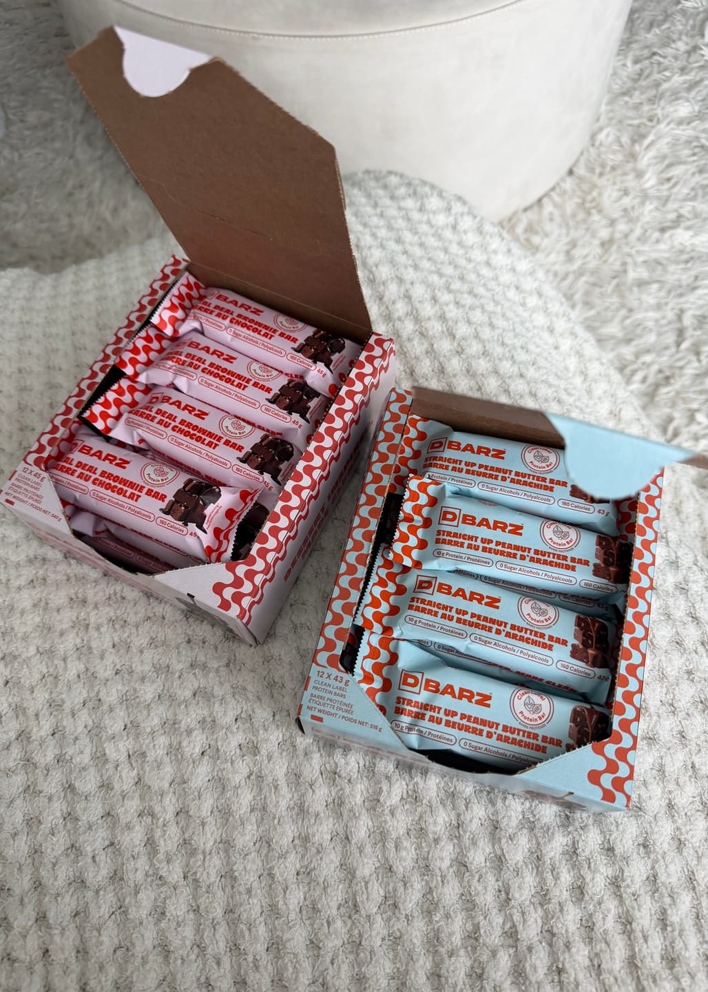 Customer photo review of DBARZ Straight Up Peanut Butter Bar - 12 Pack