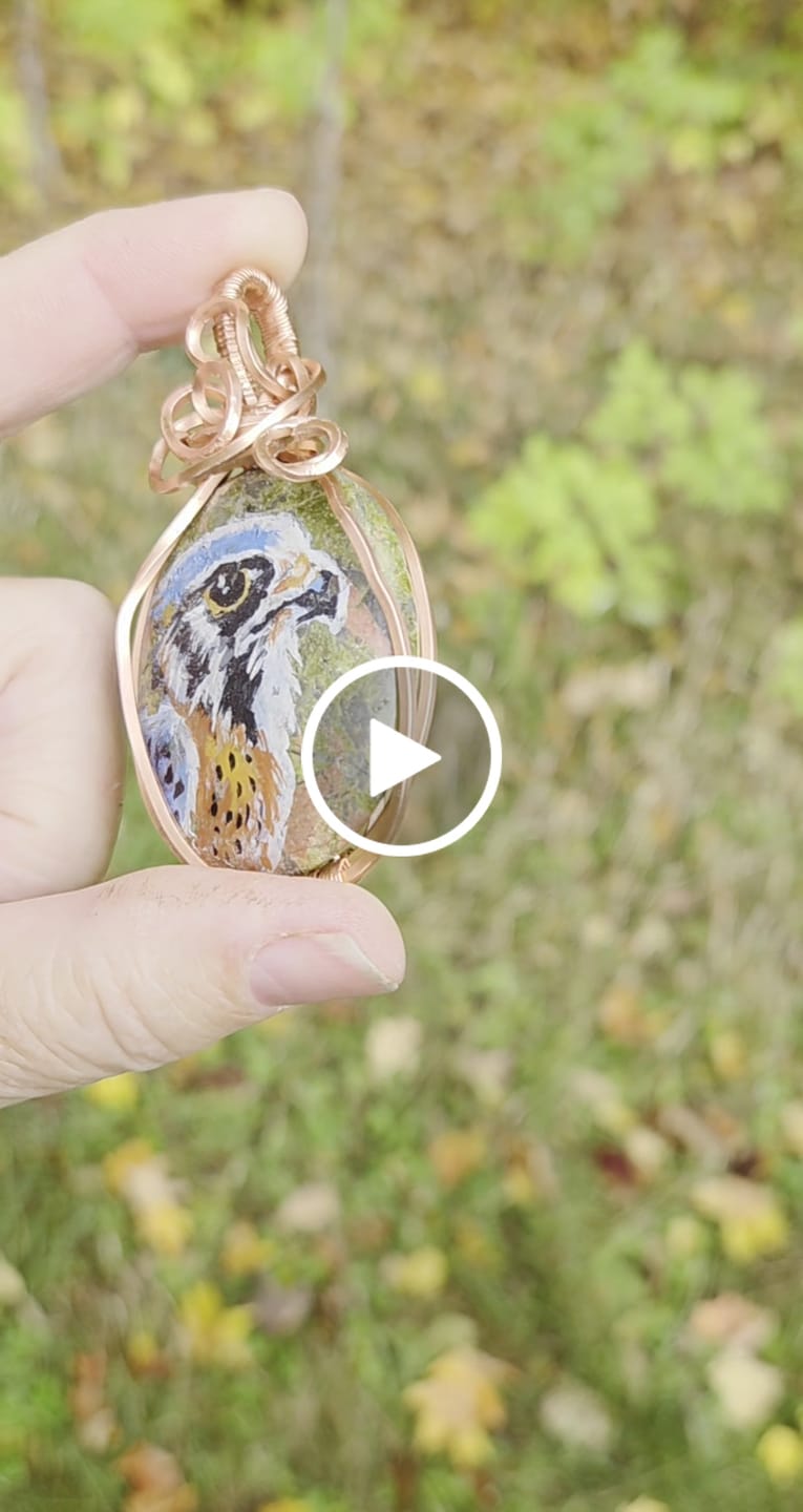 Customer video review of Natural Crystal Worry Stone