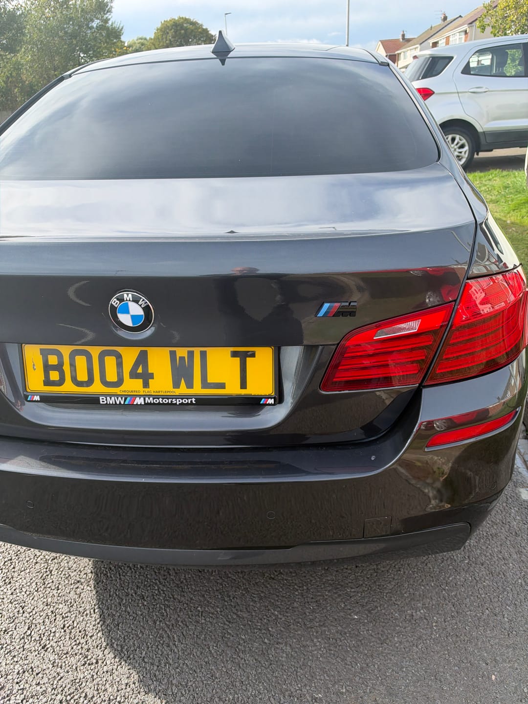 Customer photo review of GLOSS BLACK BMW M TRUNK BADGE
