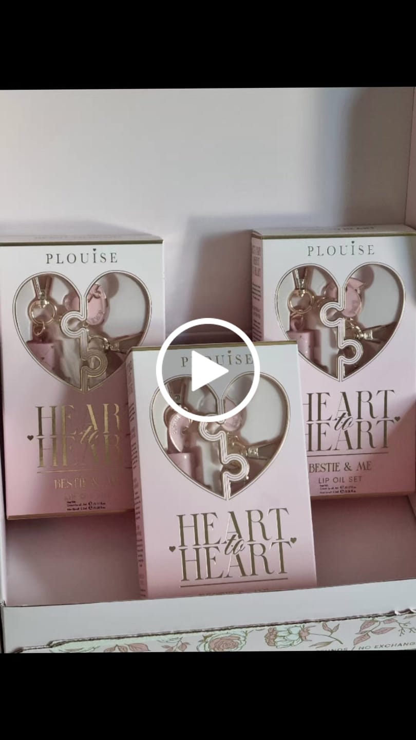 Customer video review of Bestie And Me Heart To Heart Charm Lip Oil Set