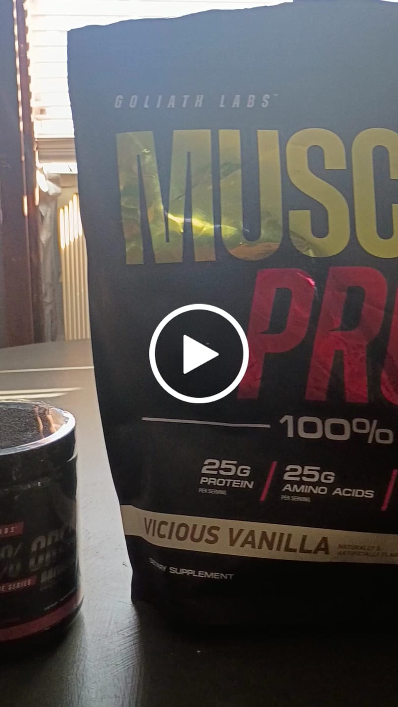 Customer video review of 100% Whey Protein & 100% Creatine