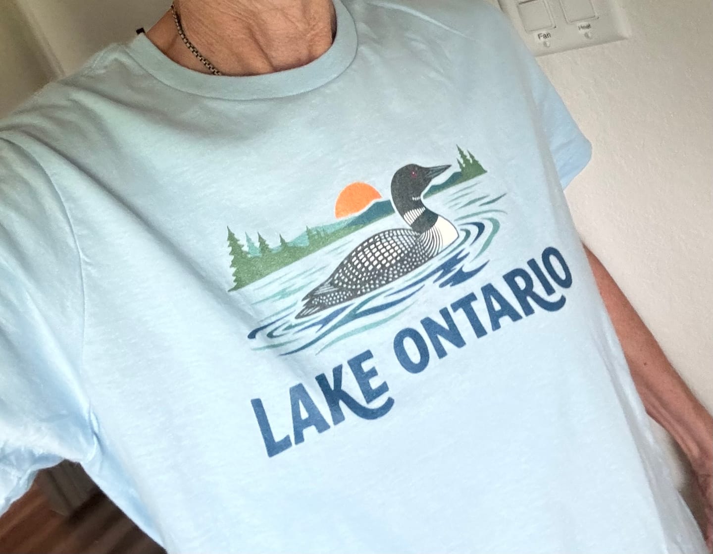 Customer photo review of Lake Ontario Loon Women's Tee