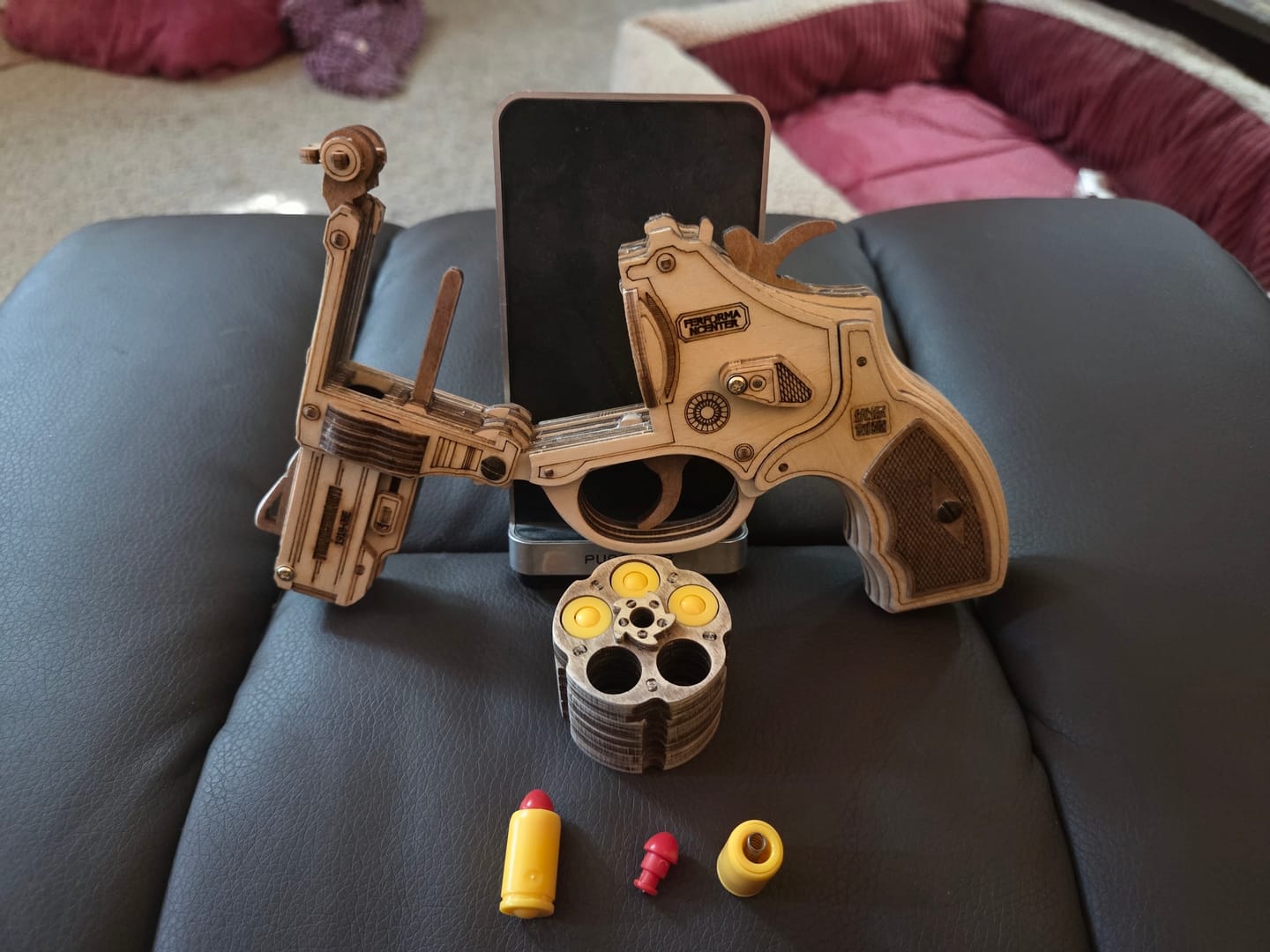 Customer photo review of Rokrgeek 3D Small Arms Wooden Gun Model