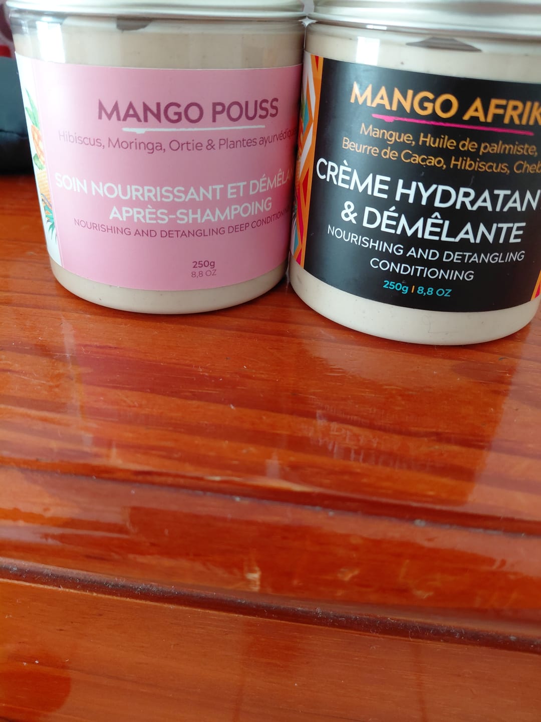 Customer photo review of Crème Hydratante & Dêmêlante 2 en 1 MANGO AFRIKA