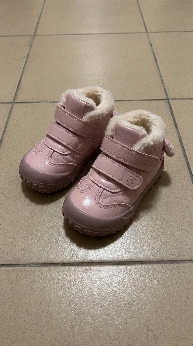 Customer photo review of Flausch Tretter Winterstiefel | Warme Fleece Schuhe für erste Schritte