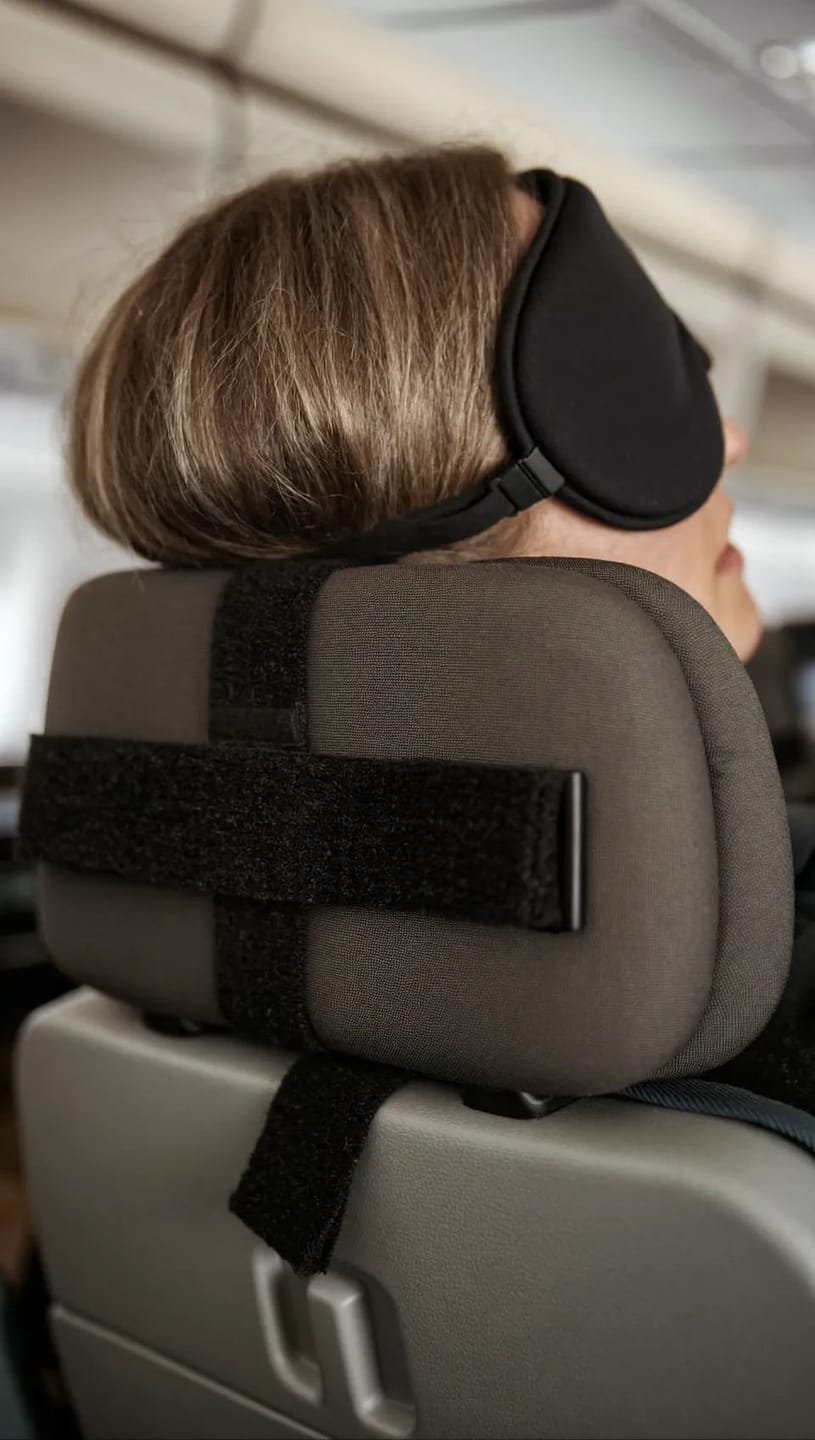 Customer photo review of 3-in-1 Schlafset: endlich im Flieger schlafen