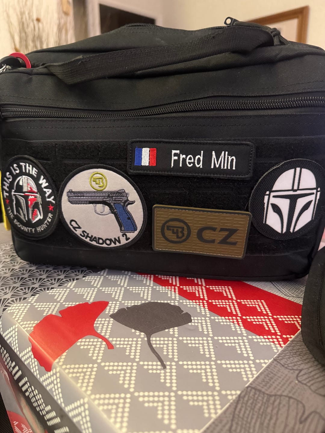 Customer photo review of Patch militaire personnalisé Français