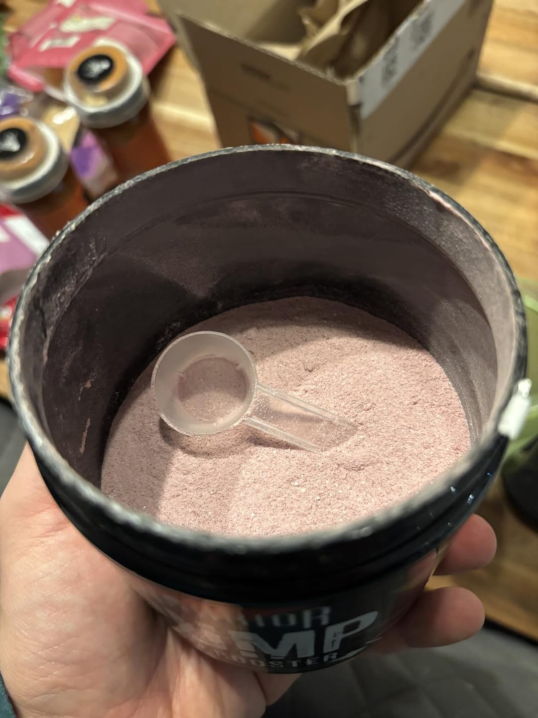Customer photo review of Warrior Pump Pre-Workout Powder