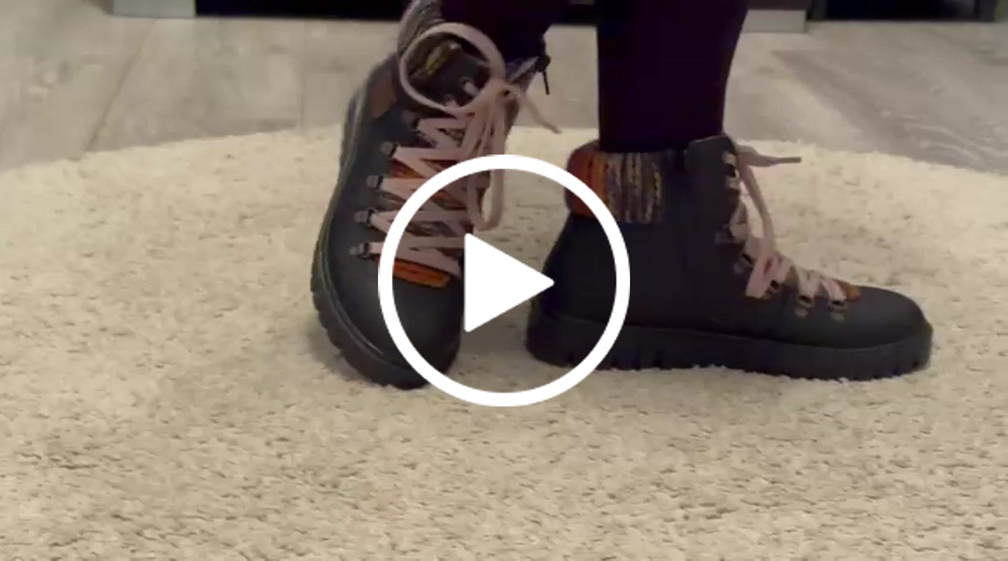 Customer video review of Ghete Dama Piele Naturala Rieker RIEK Y3443