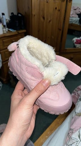 Customer photo review of Flausch Tretter Winterstiefel | Warme Fleece Schuhe für erste Schritte