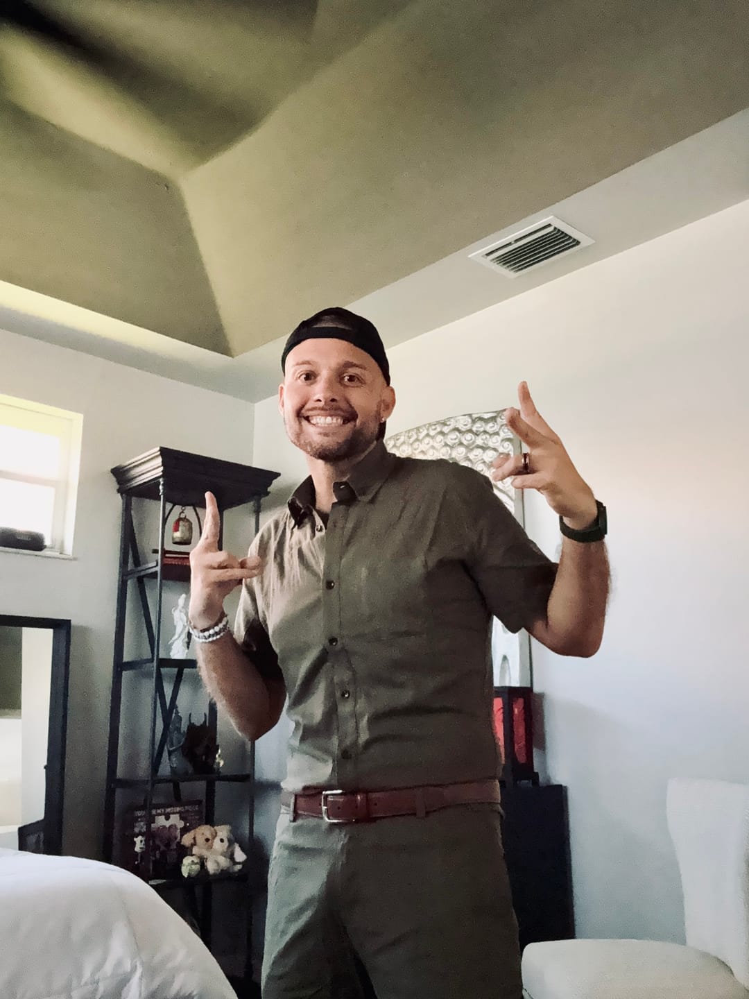 Customer photo review of Olive Men's Romper