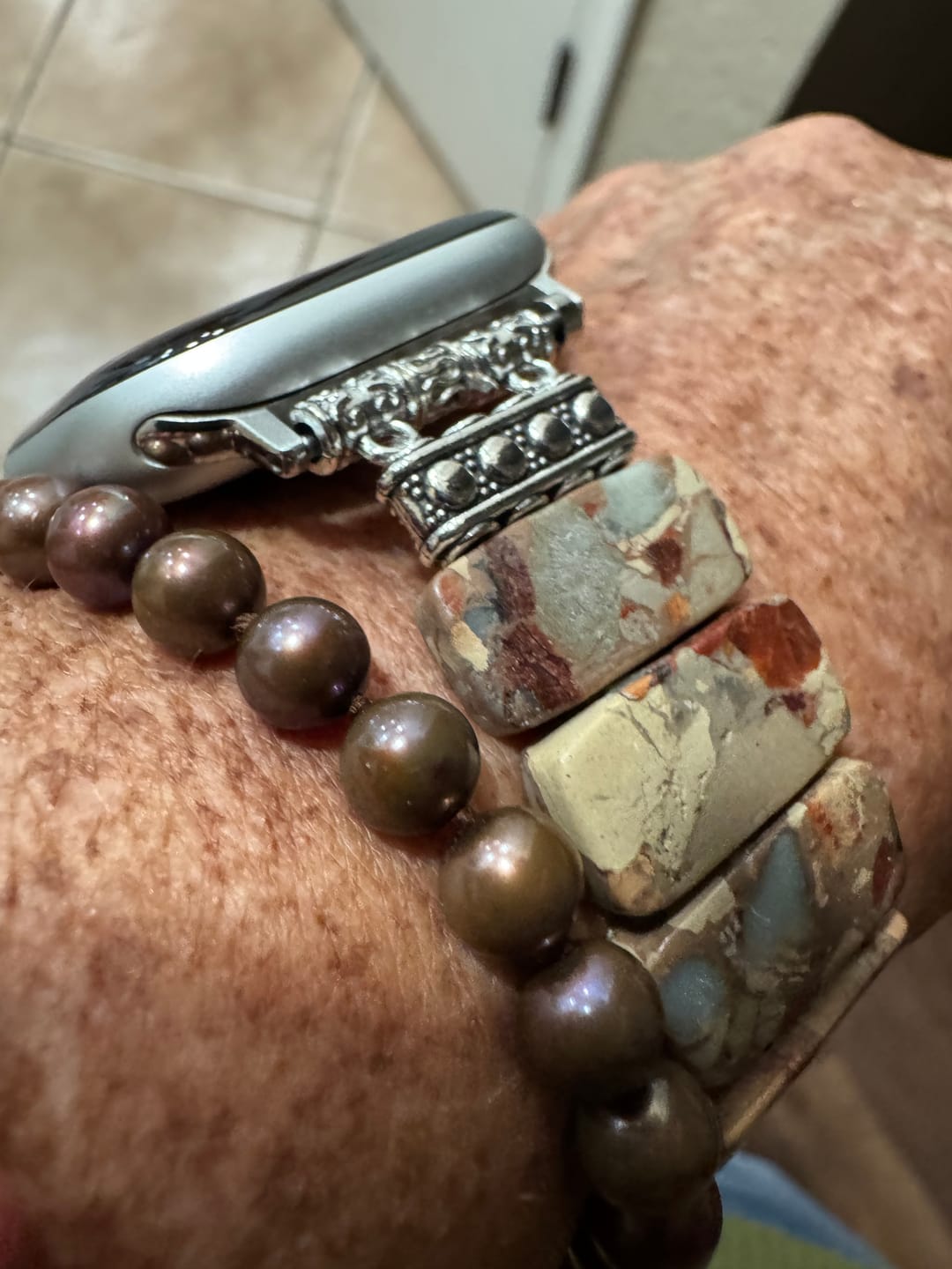 Customer photo review of 46mm Apple Watch Strap