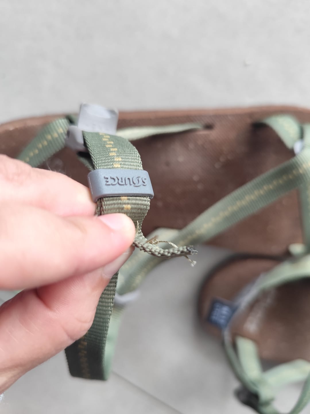 Customer photo review of סנדלי שורש סולו Slim | סנדלי ברפוט לגברים ונשים