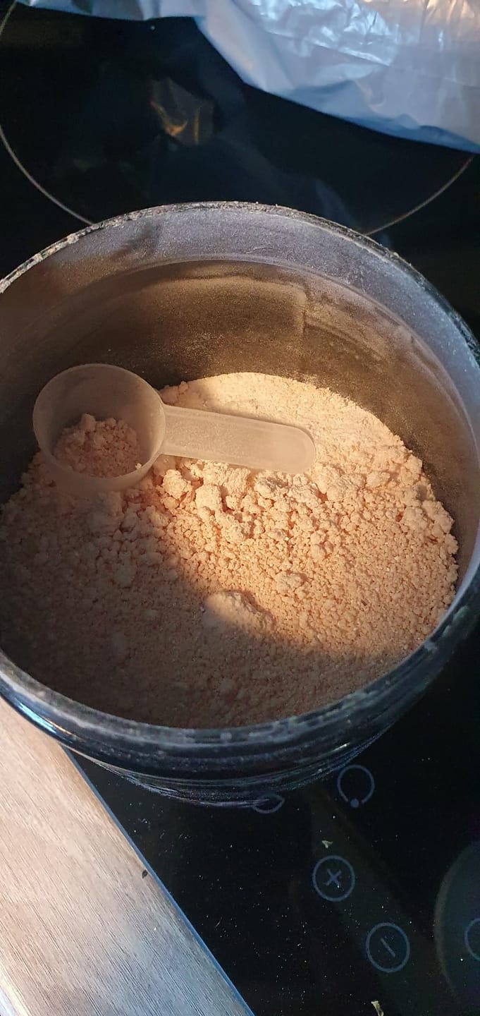 Customer photo review of Warrior Rage Pre-Workout Powder - 392g (45 Servings)