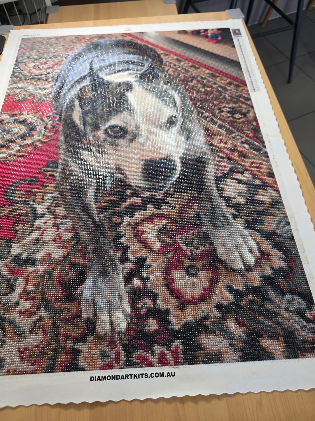 Customer photo review of Custom Diamond Painting