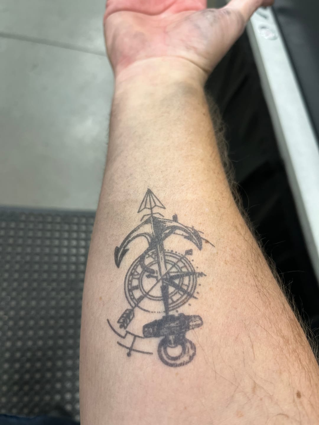 Customer photo review of Anchor & Compass Set