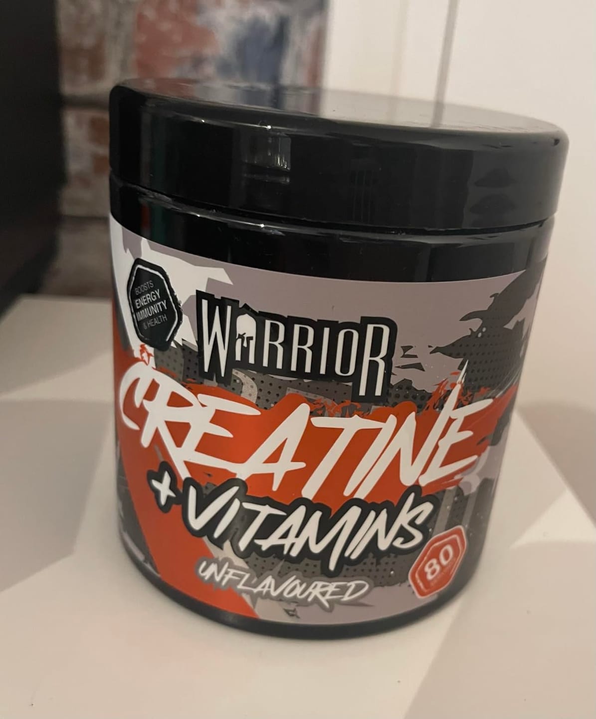 Customer photo review of Warrior Creatine Plus Vitamins (Unflavoured)