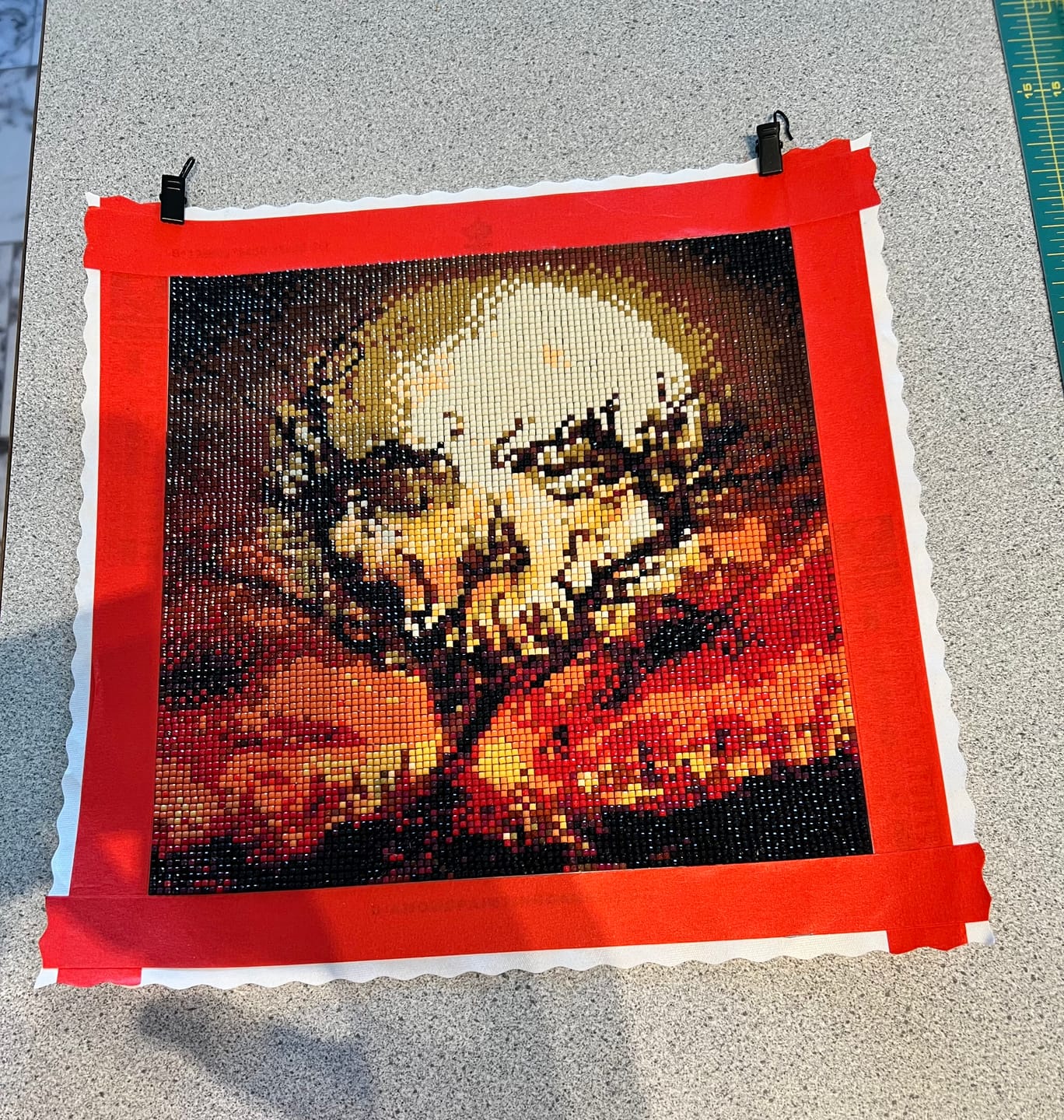 Customer photo review of New Skull Pattern Full Drill - 5D Diy  Diamond Painting Kits VM8751