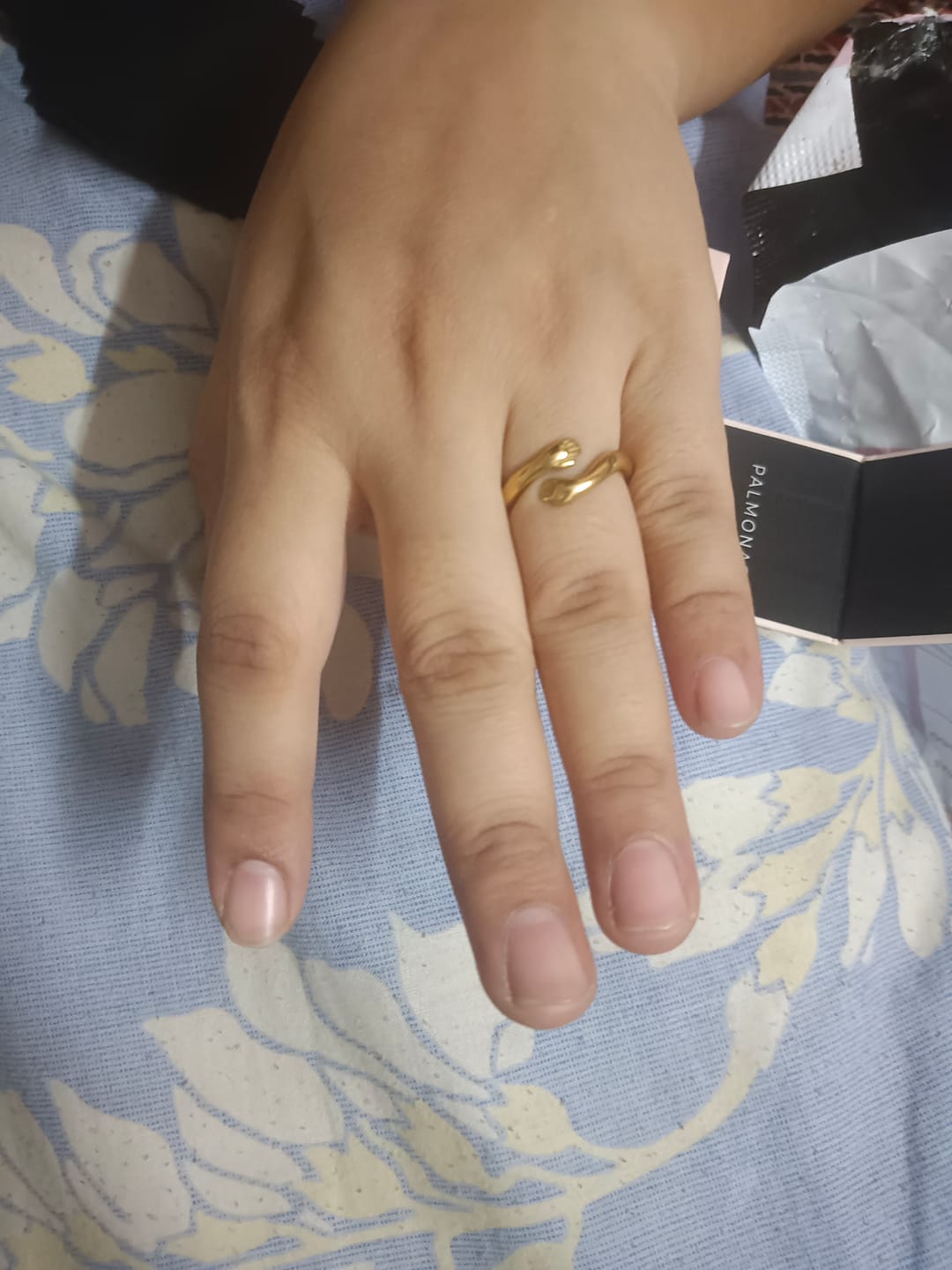 Customer photo review of Love Hug Ring