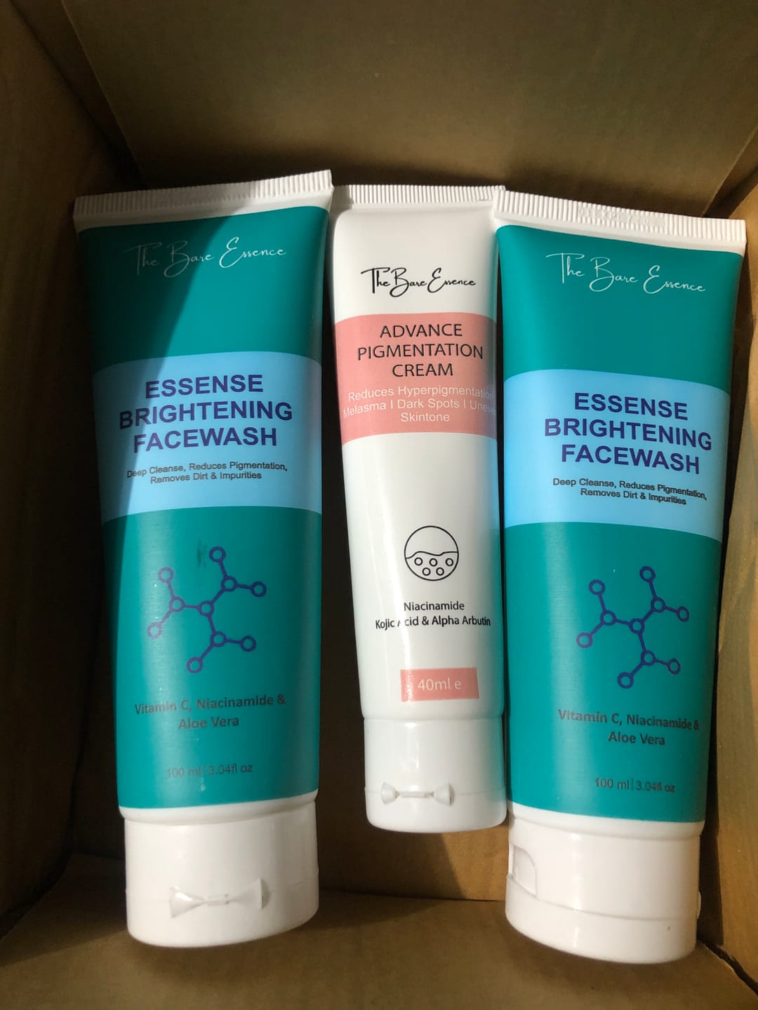 Customer photo review of Pack of 2 Essense Brightening Facewash