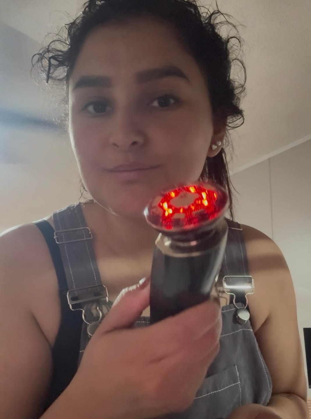 Customer photo review of ThermaLift™ Facial Massager
