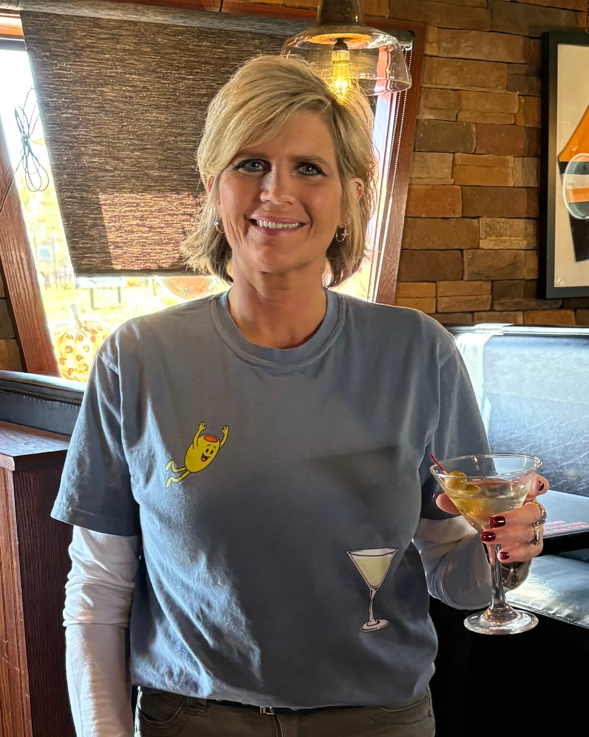 Customer photo review of Dirty Martini Dive — Premium Tee