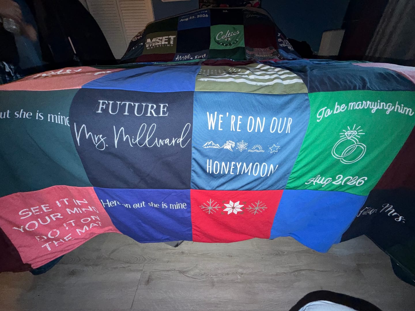 Customer photo review of Project Repat T-Shirt Quilt