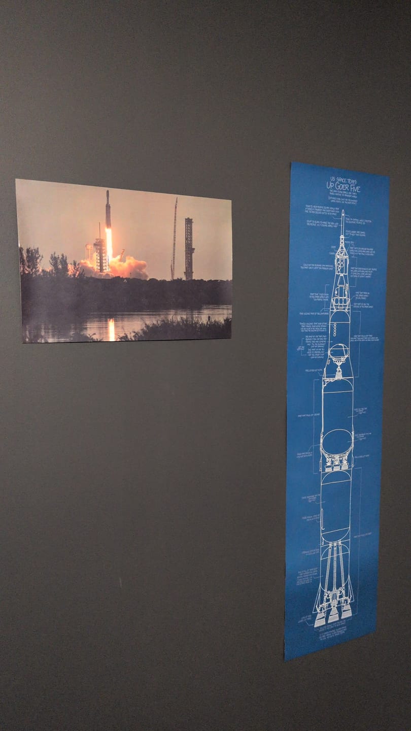 Customer photo review of Roman's Reflections on our Universe - Falcon Heavy