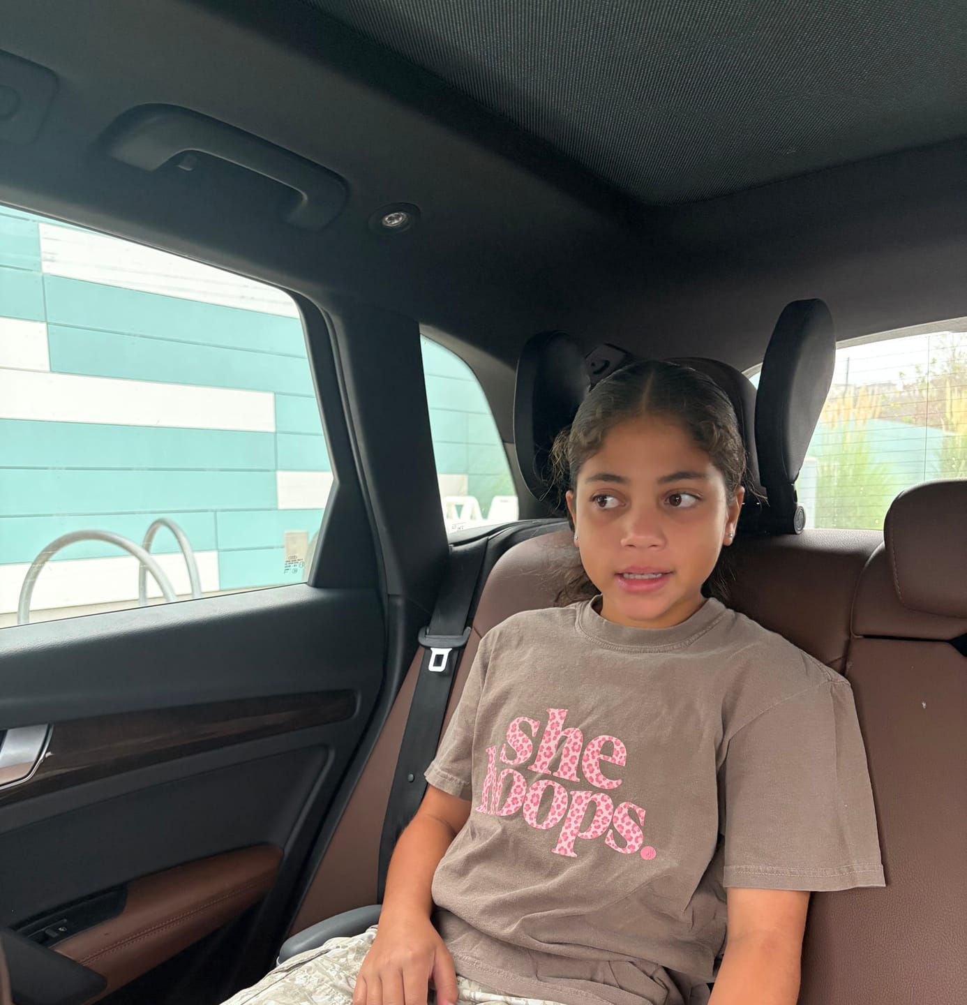 Customer photo review of Pink Hoops T-Shirt