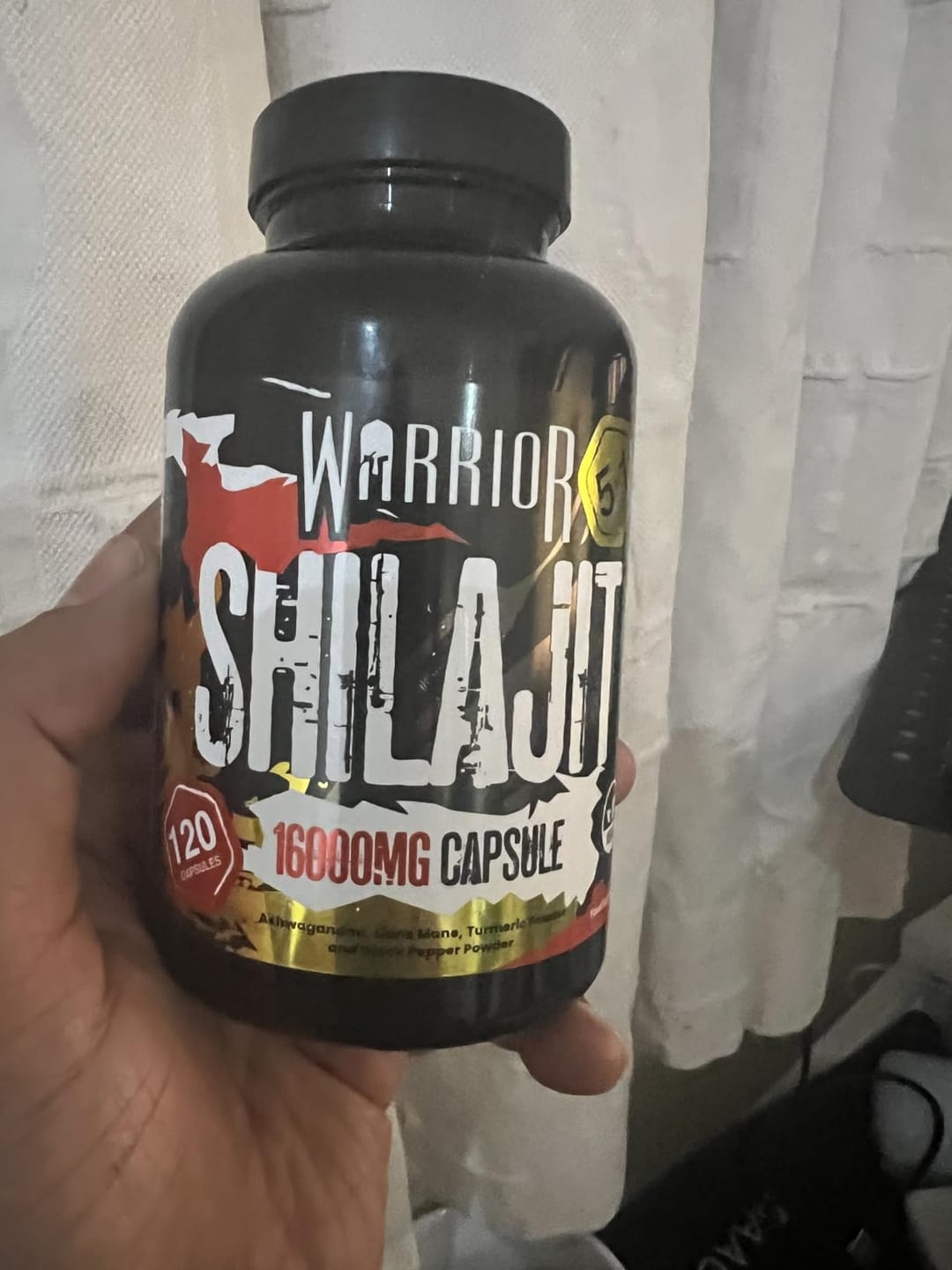 Customer photo review of Warrior SHILAJIT - 120 Capsules