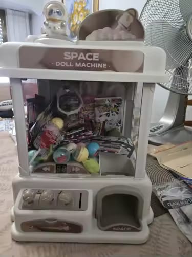 Customer photo review of Kids Mini Claw Machine with Flash Lights and Music
