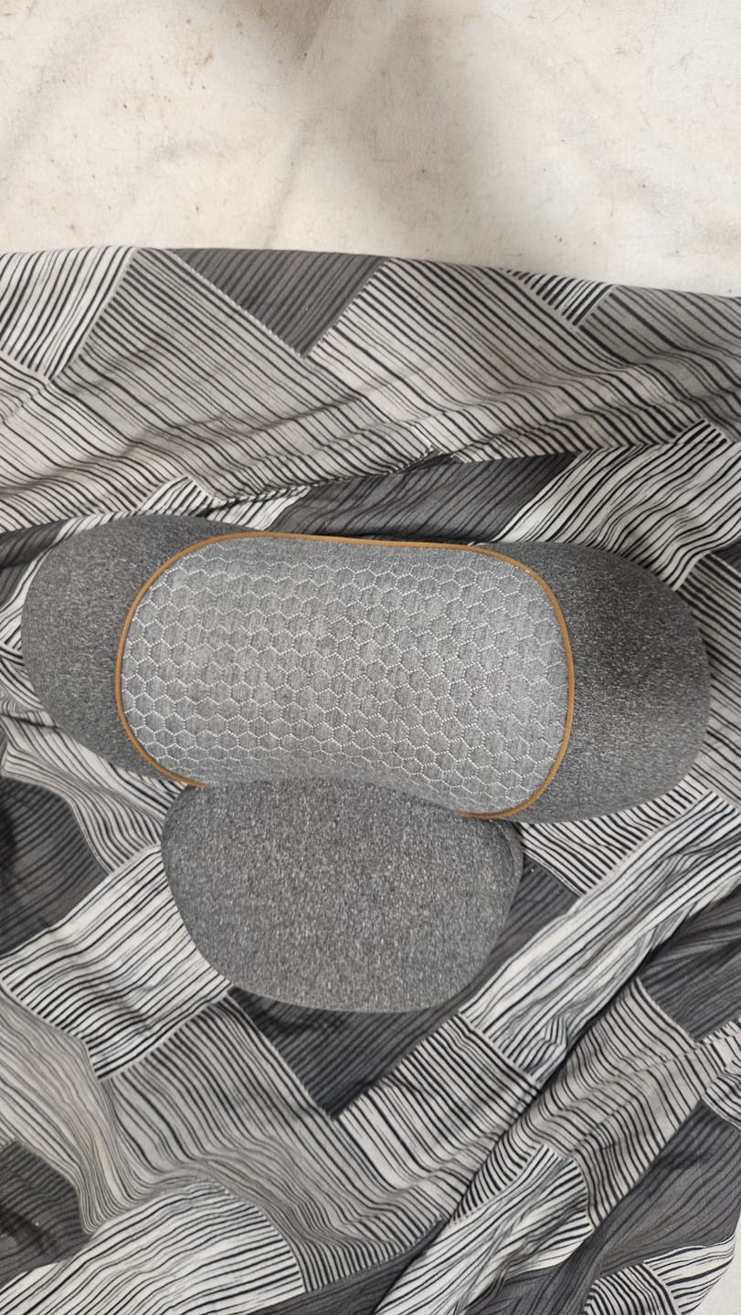 Customer photo review of כרית עיסוי לצוואר ולכתפיים עם רטט, ניפוח וחימום