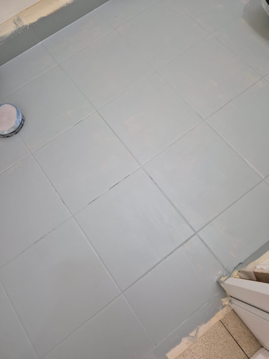 Customer photo review of סופר צבע לרצפה לשימוש פנימי וחיצוני - יסוד וגמר במוצר אחד