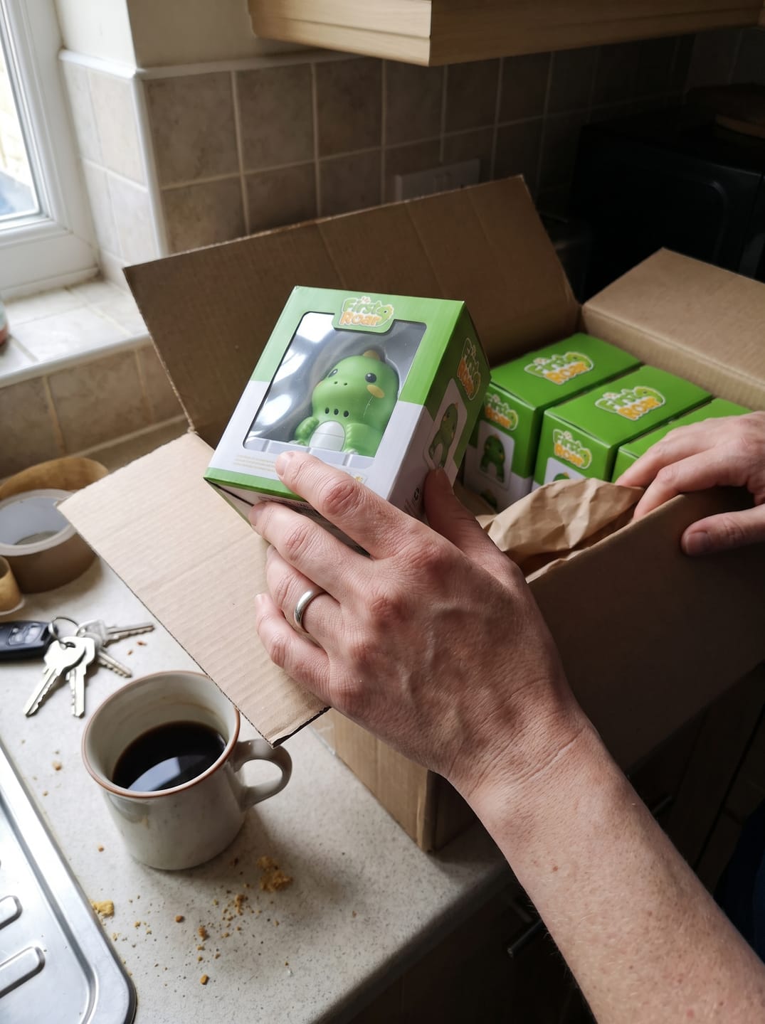 Customer photo review of Talking Dino - Educative Toy