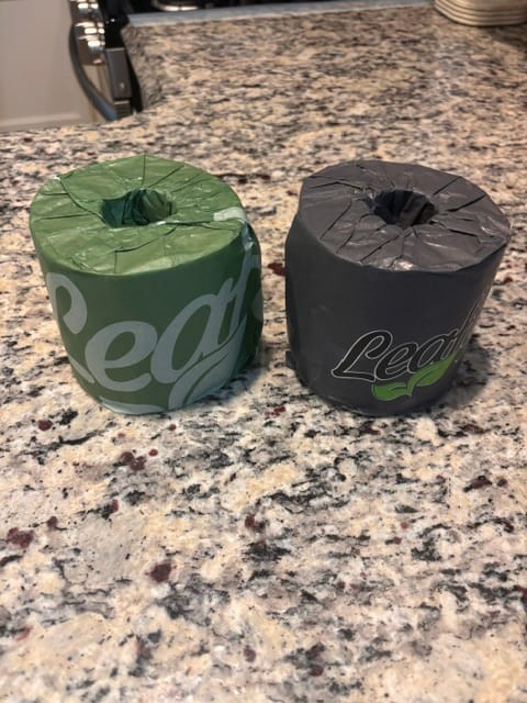 Customer photo review of Leafy EarthCloud Bamboo - 24 roll 2 ply