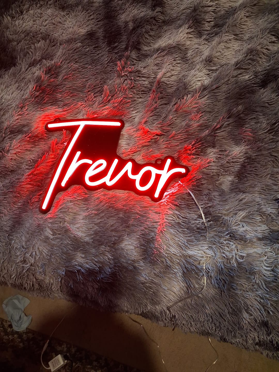 Customer photo review of Custom Neon: Trevor