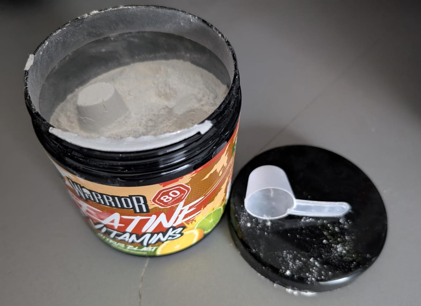 Customer photo review of Warrior Creatine Plus Vitamins