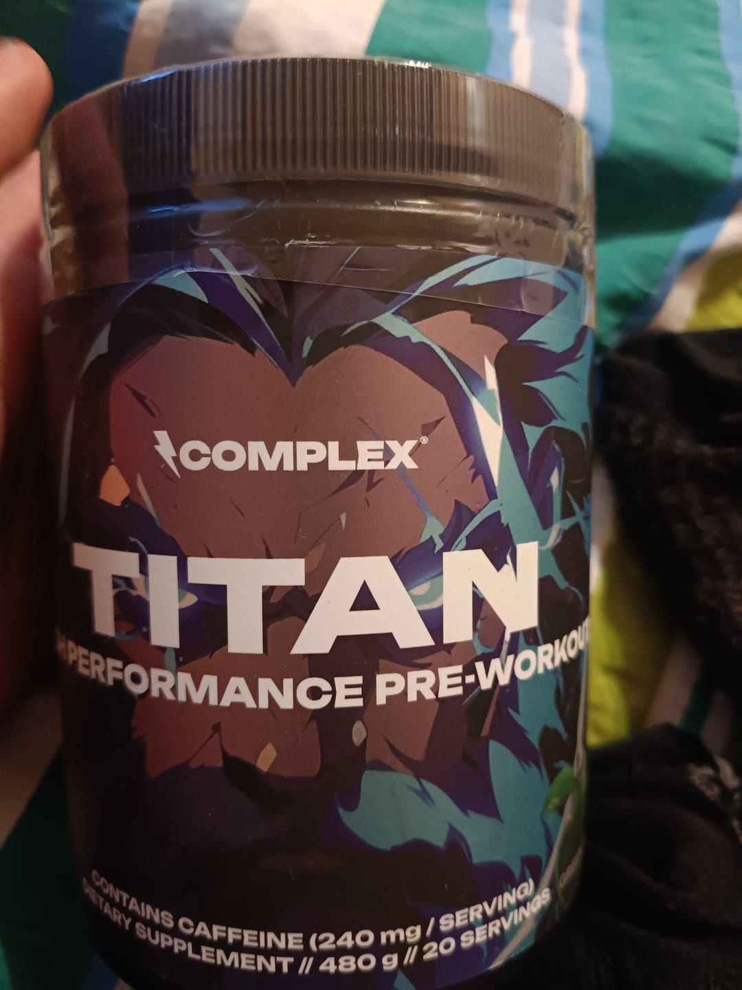 Customer photo review of Titan Pre-workout